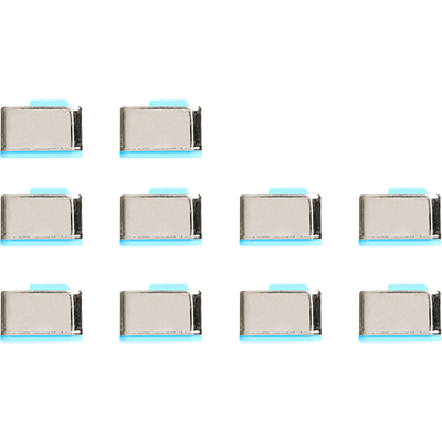 강원전자 넷메이트 USB Type C 전용 보안 커넥터(블루/10개) NM-TC10B