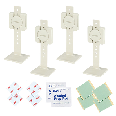 강원전자 산와서플라이 지진 대비 전도 방지 스토퍼 (L형/80kg) QL-58