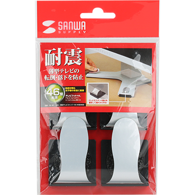 강원전자 산와서플라이 지진 대비 TV 전도 방지 스토퍼 QL-80