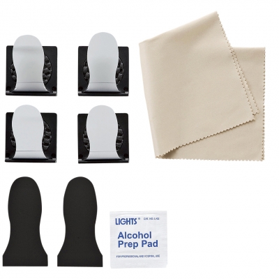 강원전자 산와서플라이 지진 대비 TV 전도 방지 스토퍼 (클리닝 천 포함) TVQL-ST1