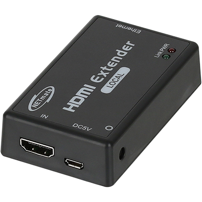 강원전자 넷메이트 국산 HDMI 1:1 IP 익스텐더(로컬 + 리모트)(Ethernet Base 150m) NM-QMS3107