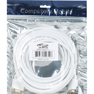 강원전자 넷메이트 RGB 3+9 모니터 케이블 10m NM-PR10W