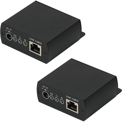 강원전자 넷메이트 RS232(시리얼) 1:1 익스텐더(로컬+리모트)(2km) NM-RS232