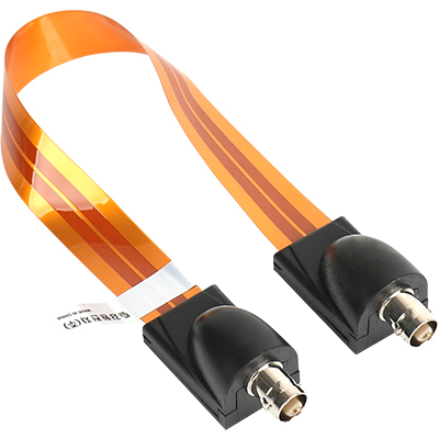 강원전자 넷메이트 창틀 통과형 BNC 필름 케이블 220mm NM-WF03B