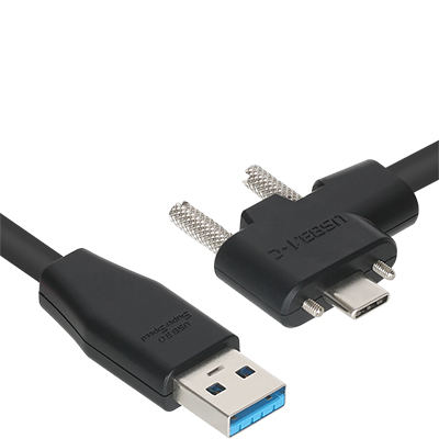 강원전자 넷메이트 CBL-PU3.1G1XS-2mLA USB3.1 Gen1 AM-CM(Lock) 케이블 2m (좌우 꺾임)