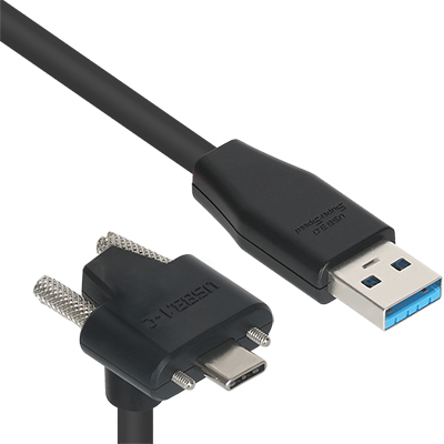 강원전자 넷메이트 CBL-PU3.1G1XS-2mUA USB3.1 Gen1 AM-CM(Lock) 케이블 2m (상하 꺾임)