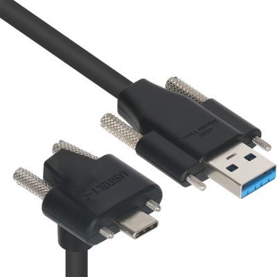 강원전자 넷메이트 CBL-PU3.1G1SS-5mUA USB3.1 Gen1 AM(Lock)-CM(Lock) 케이블 5m (상하 꺾임)