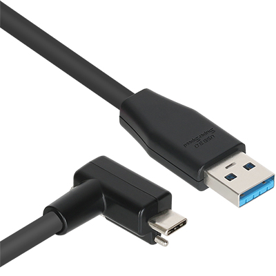 강원전자 넷메이트 CBL-PU3.1G1XO-5mLA USB3.1 Gen1 AM-CM(Lock) 케이블 5m (좌우 꺾임)