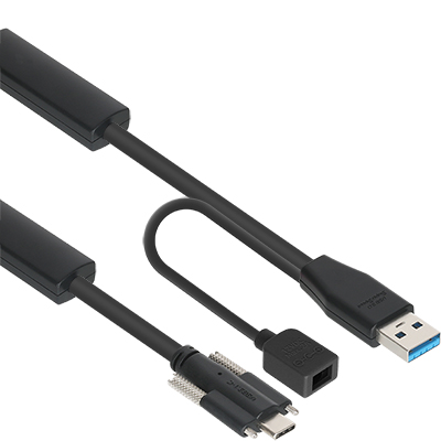 강원전자 넷메이트 CBL-AU3.1G1XSPW-20m USB3.1 Gen1(3.0) AM-CM(Lock) 리피터 20m(전원 아답터 포함)