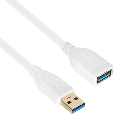 강원전자 넷메이트 NM-UF330Z USB3.0 연장 AM-AF 케이블 3m (화이트)