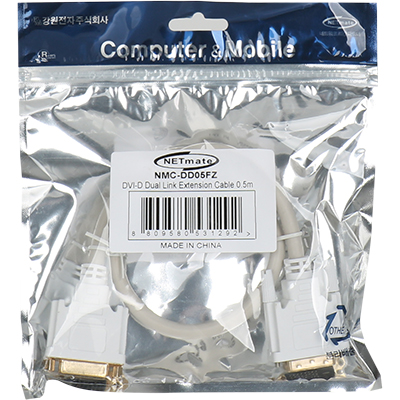 강원전자 넷메이트 NMC-DD05FZ DVI-D 듀얼 연장 케이블 0.5m