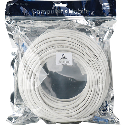 강원전자 KW CAT.6 UTP 기가비트 보안 랜 케이블 30m KW630S