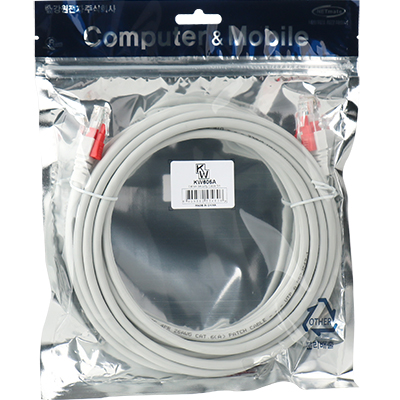 강원전자 KW CAT.6A STP 기가비트 보안 랜 케이블 5m KW605A