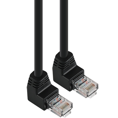 강원전자 KW KW501U CAT.5E UTP 랜 케이블 1m (위쪽 꺾임)