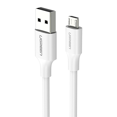 유그린 U-60140 USB2.0 마이크로 5핀 케이블 0.5m (화이트)