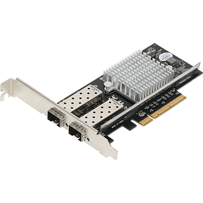 강원전자 넷메이트 N-520 PCI Express 듀얼 10GbE SFP+ 랜카드(Intel 82599 칩셋)(모듈 미포함)
