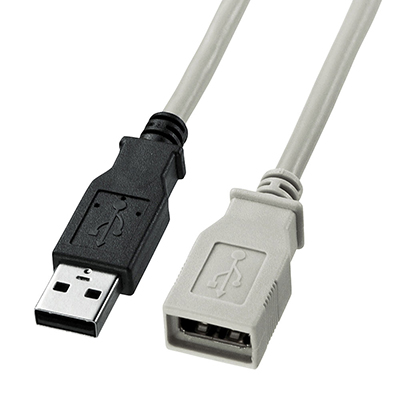 강원전자 산와서플라이 USB2.0 연장 AM-AF 케이블 0.3m KU-EN03K