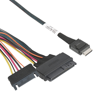 강원전자 넷메이트 내장형 Oculink (SFF-8611)/U.2(SFF-8639) 케이블 0.5m NM-SA03