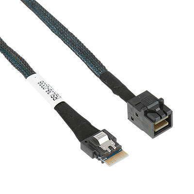 강원전자 넷메이트 내장형 Mini SAS HD(SFF-8643)/Slimline SAS(SFF-8654) 케이블 0.5m NM-SA07