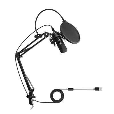 강원전자 넷메이트 방송용 USB 스탠드 마이크 세트 NM-BC03