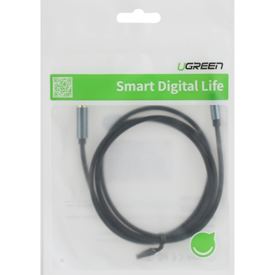 유그린 U-40673 4극 스테레오 연장 케이블 1m (AUX 케이블)