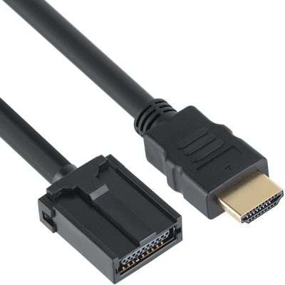 강원전자 넷메이트 자동차 전장용 HDMI Type E 케이블 1m NM-HE01