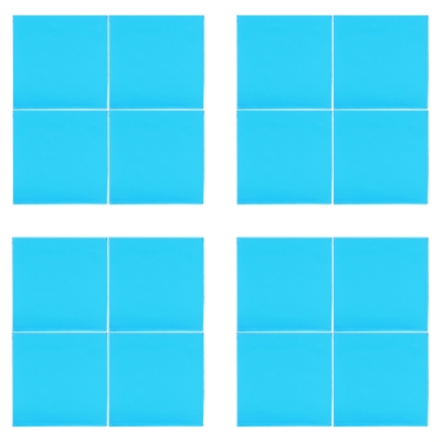 강원전자 프로세븐 지진 대비 전도 방지 내진 매트(20x20x5mm/64kg/블루) P-N2016L