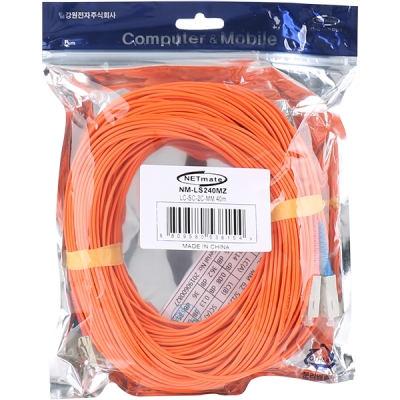 강원전자 넷메이트 광점퍼코드 LC-SC-2C-멀티모드 40m NM-LS240MZ