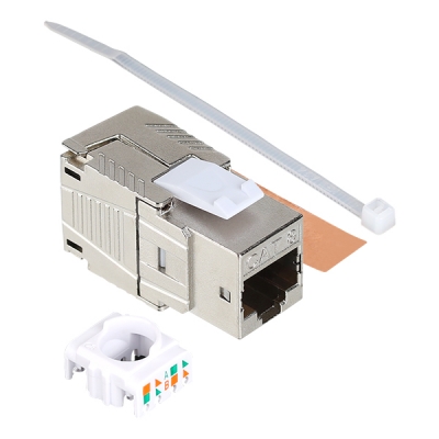 강원전자 플러그마스터 CAT.8 STP Toolless 키스톤잭(180도) NM-PM08