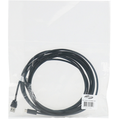 강원전자 넷메이트 USB3.1 Gen1(3.0) AM-CM Ultra Slim 리피터 5m CBL-43AU3.1G1XXBK-5M
