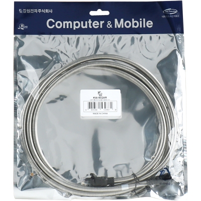 강원전자 KW CAT.6A UTP 기가비트 아머드 랜 케이블 2m KW-602AR