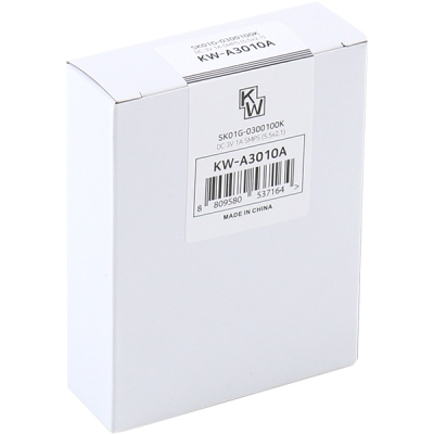 강원전자 KW 3V 1A SMPS 아답터(5.5x2.1mm/C:+) KW-A3010A(SK01G-0300100K)