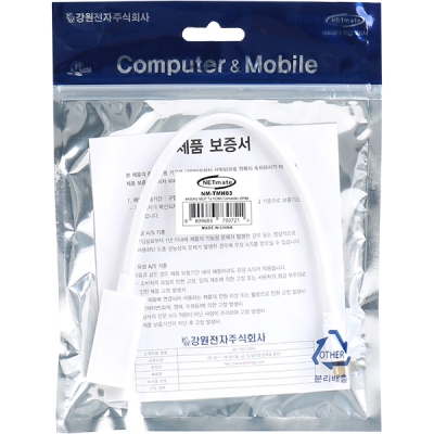 강원전자 넷메이트 Mini DisplayPort 1.4 to HDMI 2.0 컨버터(무전원) NM-TMH03