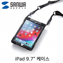강원전자 산와서플라이 iPad 숄더/핸드벨트 케이스 PDA-IPAD1017BK