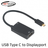 강원전자 넷메이트 USB3.1 Type C to DisplayPort + PD 컨버터 NM-CD02P