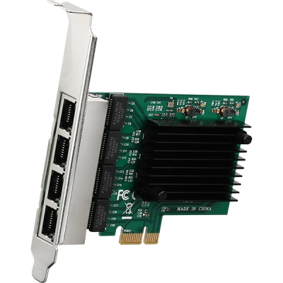 강원전자 넷메이트 PCI Express 쿼드 기가비트 랜카드(Realtek)(슬림PC겸용) NM-SWC02