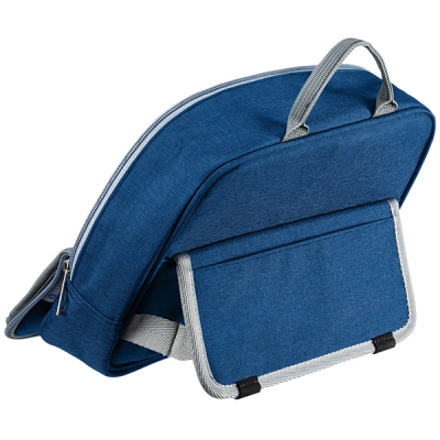 강원전자 산와서플라이 스탠드 파우치·미니가방(M/블루) IN-TWAC2BL