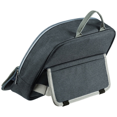 강원전자 산와서플라이 스탠드 파우치·미니가방(M/그레이) IN-TWAC2GY