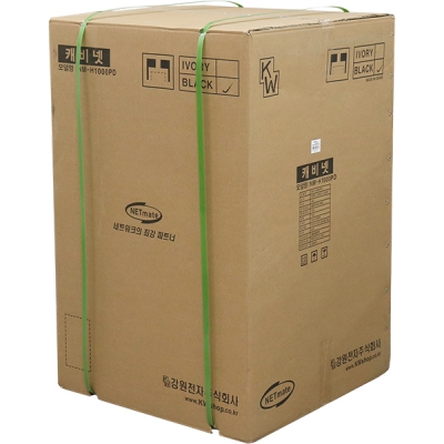 강원전자 넷메이트 타공문 허브랙(블랙) NM-H1000PD(BLACK)