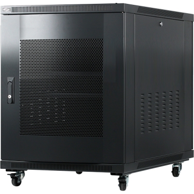 강원전자 넷메이트 타공문 서버랙(블랙) NM-S750PD(BLACK)