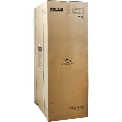 강원전자 넷메이트 타공문 서버랙(블랙) NM-S1800PD(BLACK)