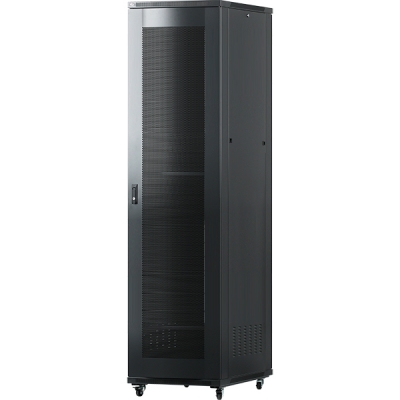 강원전자 넷메이트 타공문 서버랙(블랙) NM-S2000PD(BLACK)