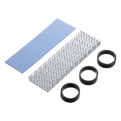 강원전자 산와서플라이 M.2 SSD 방열판(실버) TK-HM5S