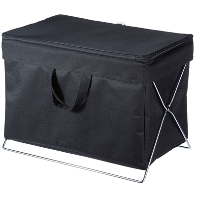 강원전자 산와서플라이 접이식 스퀘어 수납 박스(블랙) CB-BOXTW1BK