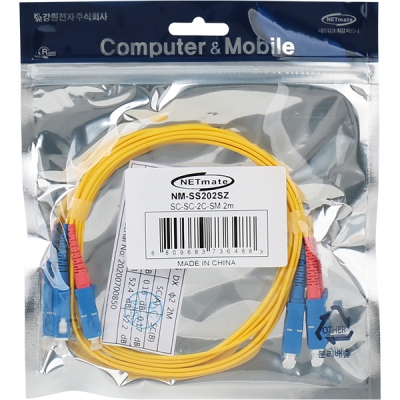 강원전자 넷메이트 광점퍼코드 SC-SC-2C-싱글모드 2m NM-SS202SZ