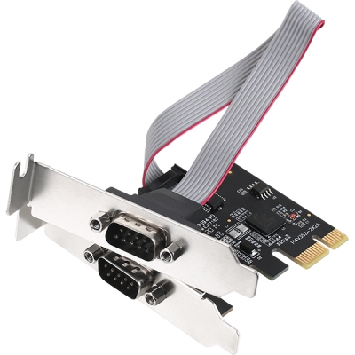 강원전자 넷메이트 2포트 PCI Express 시리얼카드(슬림PC겸용) I-560