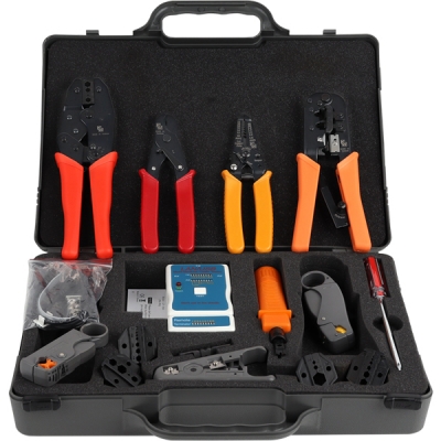 강원전자 넷메이트 네트워크 공구 세트 HT-4016