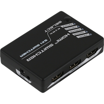 강원전자 넷메이트 4K 60Hz HDMI 2.0 5:1 선택기(리모컨) NM-PTS05