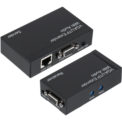 강원전자 넷메이트 NM-PTR01 VGA(RGB) 1:2 익스텐더(로컬 + 리모트)(300m)