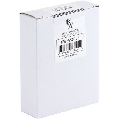강원전자 KW 5V 1A SMPS 아답터(5.5x2.5mm/C:+) KW-A5010B(SK01G-0500100K)